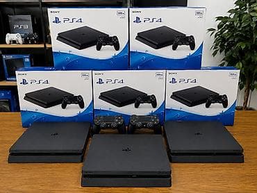 fm network: Sony PlayStation 4 Slim - Model: PS4 Slim, - Daxili yaddaş: 500gb - — 1