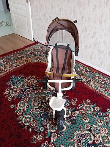 velosiped 3 tekerli: Uşaq üçtəkərli velosipedi – valideyn idarəetmə tutacağı ilə — 2