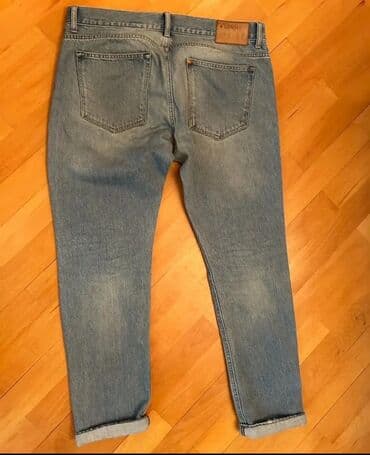 kombat şalvar: Məhsul: Q.Denim kişi cins şalvarı - Rəng: Açıq mavi (stonewash — 2