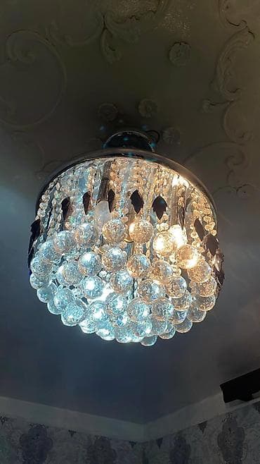 lyusturlar: Çılçıraq, 10 və daha çox lampa, Metal — 1