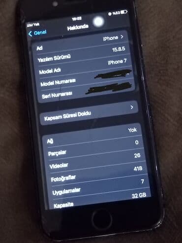 dubay ayfonu: IPhone 7, 32 GB, Qara, Qırıq — 2