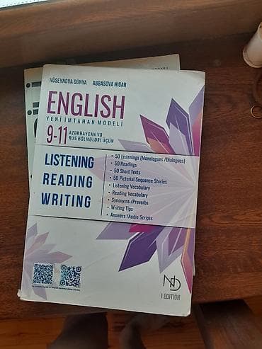 array informatika pdf 2025: Məhsul: English – Yeni İmtahan Modeli (9–11) kitabı Müəlliflər — 1