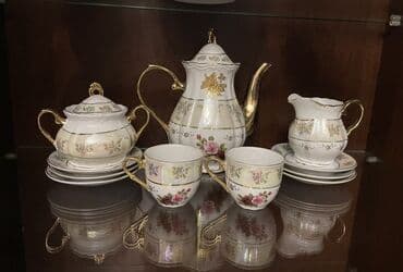 требуется переводчик китайского: Чайный набор, цвет - Белый, Фарфор, 2 персон — 1
