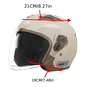 cg motor: Moto Dəbilqələr 29-azn– açıq tip, geniş ag vizorlu Rəng: bej, ag Ünvan — 3