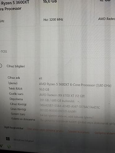 nvidia geforce gtx 1050 ti: Rx 6700 xt 12vram 4060dan guclu 16ram ryzen 5 3600xt RGB işıqlanmalı — 3