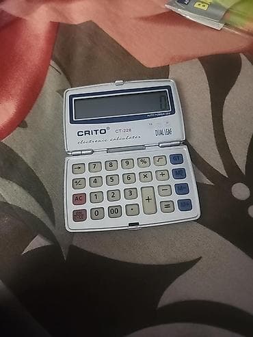 ofis aksesuarları: CRITO CT-228 elektron kalkulyator Az işlənib, əla vəziyyətdədir. - — 5
