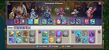 max kinder: 6800 elmas. Clash of Clans hesabı – inkişaf etmiş Asil Köy və qəhrəman — 3