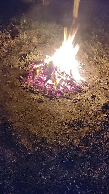 Təbii odunla tonqal yandırma xidməti mene bır qadın ıscı lazmdı - Açıq