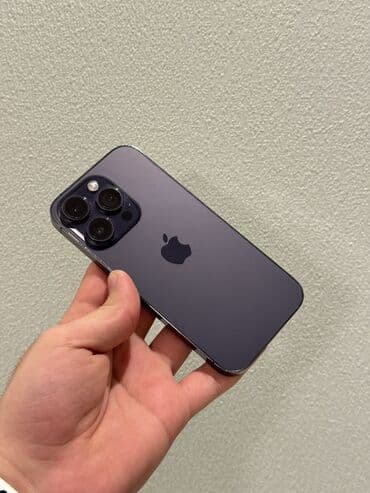 iphone 14 tap az: IPhone 14 Pro, 128 GB, Deep Purple, Simsiz şarj, Face ID — 3