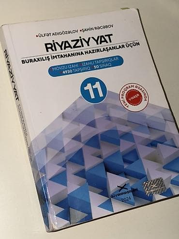 Riyaziyyat 11-ci sinif, 2024 il lalafo.az -da Riyaziyyat 11-ci sinif, 2024 il