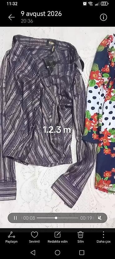 cins salvar: Kargo ciblikli cins şalvarlar dəsti - Material: cins (denim) - — 10
