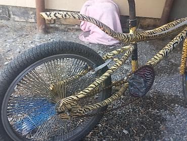 velosiped start: Uşaq/BMX tərzində velosiped – pələng naxışlı xüsusi dizayn. - — 4