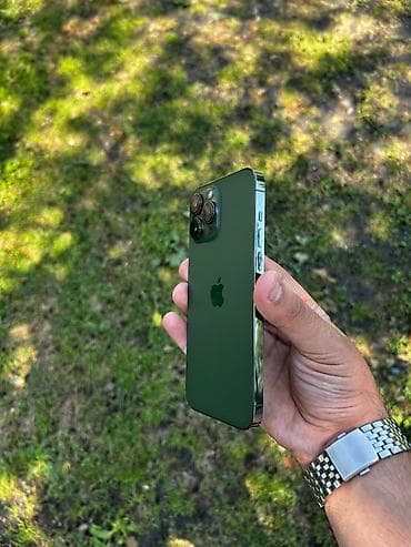 IPhone 13 Pro Max, 256 GB, Alpine Green, Face ID, Simsiz şarj