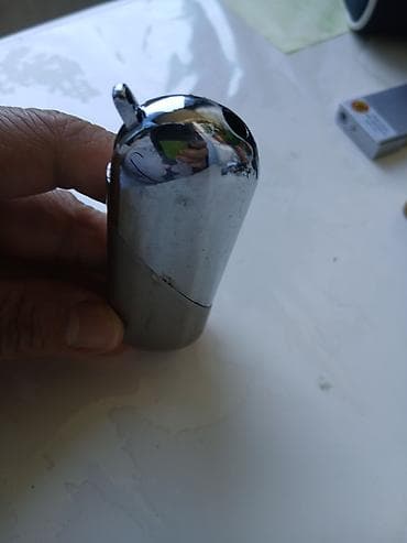 sap: Xrom örtüklü kran/duş qarışdırıcısı üçün dekorativ sap başlığı (qol — 3