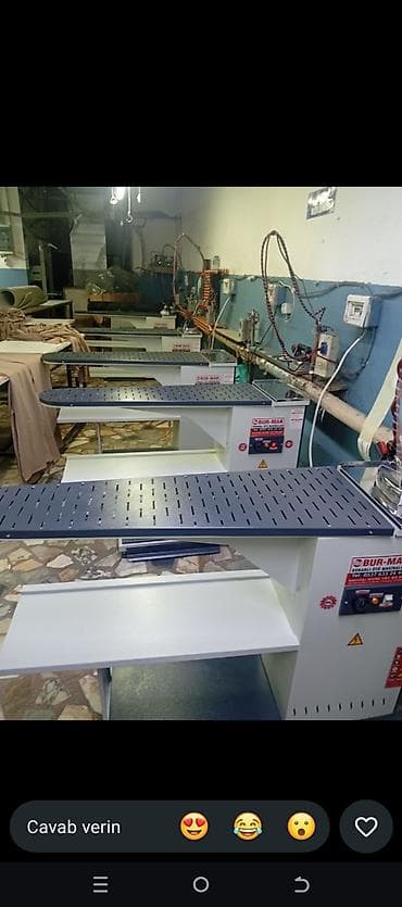 Sənaye buxar ütü masaları və buxar generatorları – BUR-MAK Məhsul: - — 1