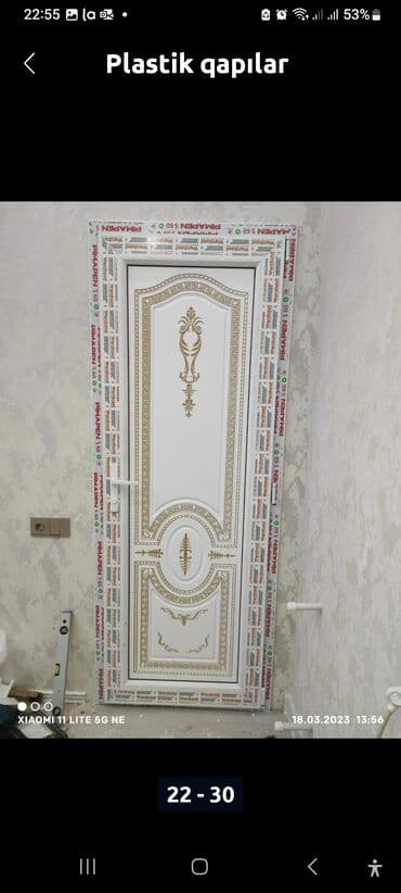 ucuz plastik qapi pencere: Yeni Plastik qapı 80x200 sm Zəmanətli, Pulsuz çatdırılma, Rayonlara çatdırılma — 15