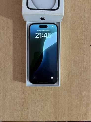 iphone 15 2 ci el: IPhone 15, 128 GB, Qara, Barmaq izi, Face ID — 1