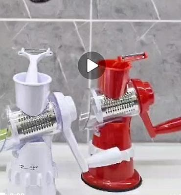 3 başlıqlı ləpə çəkən aparat Mətbəx üçün əl ilə fırlanan çoxfunksiyalı