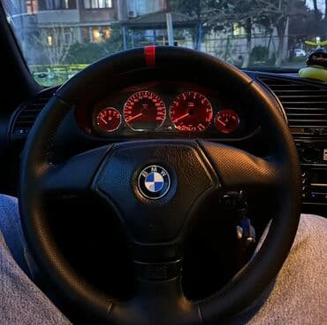 bmw 3 серия 318 at: BMW 3 Series E36 sedan – dərin mavi rəngli, idman üslubunda tüninq — 21