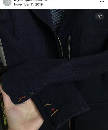 Kardiqanlar, jaketlər: Palto, Zara, S, rəng - Göy — 6