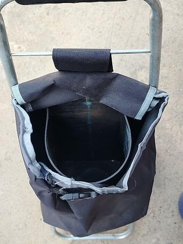 plastik dünyası: Qaz balonu üçün təkərli daşıma arabası - Konstruksiya: möhkəm metal — 3