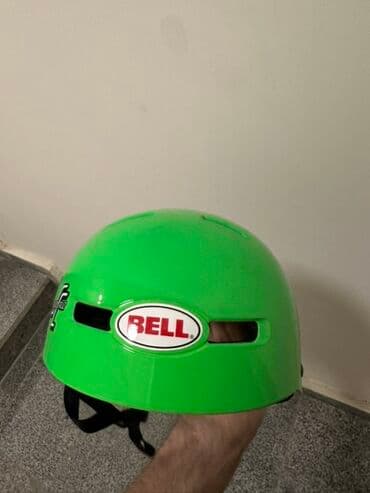 fudbol forması: BELL brendi yaşıl qoruyucu dəbilqə - Rəng: parlaq neon-yaşıl – yüksək — 2