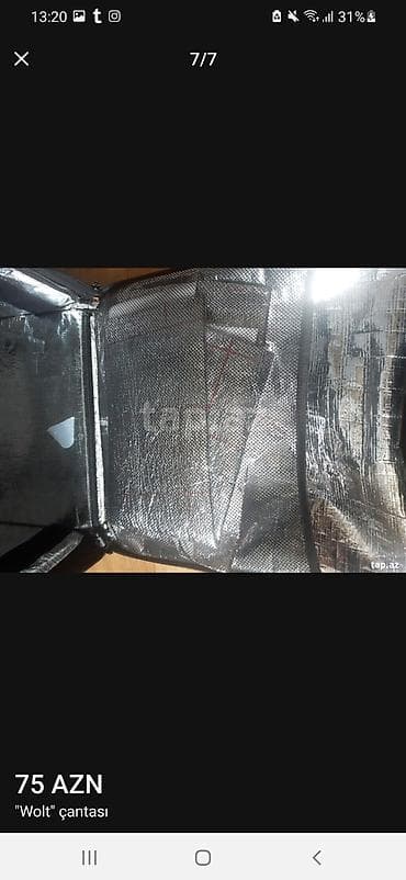 Kuryer çantaları: Salam Volt termo cantası yenidir almaq istəyən səxs əlaqə qursun — 1