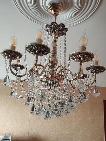 Çılçıraq, 8 lampa, Metal — 2