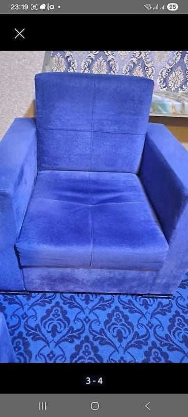 divan krislo: 2 kreslo satılır. Real alıcıya endirim olacaq. 055-224-99-95 vatsap — 2