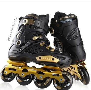 uşaqlar üçün tekerli krosovkalar: Rolik Roselle 🛼 Original 🏷 Ölçü: 37-44📏 Reng: qara-qizili, ağ-qizili — 1