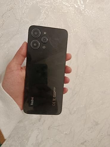Redmi 12, 128 GB, rəng - Qara, Sensor, Barmaq izi, İki sim kartlı
