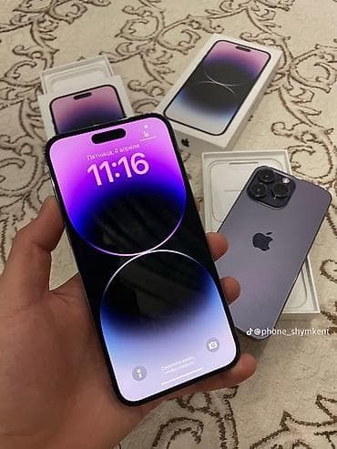 IPhone 14 Pro, 256 GB, Deep Purple, Face ID