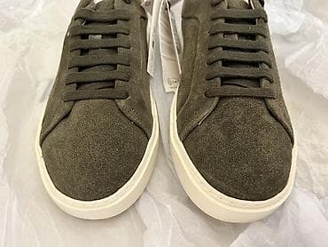 зеленые туфли: Zara KHAKI GREEN Leather Trainers

41 SİZE — 3