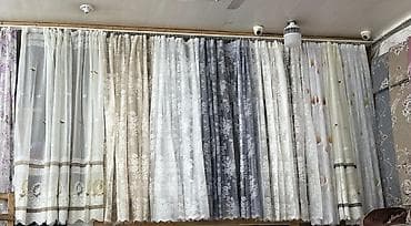 pərd: Tül pərdə dəsti - Material: nazik, şəffaf tül (poliestr əsaslı) — 9