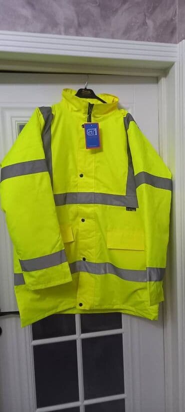 мужские кожаные куртки в баку: "ST - WORKWEAR"- İŞ gödəkçəsi Əsl Qış Kurtkasıdır Yağış külək — 1