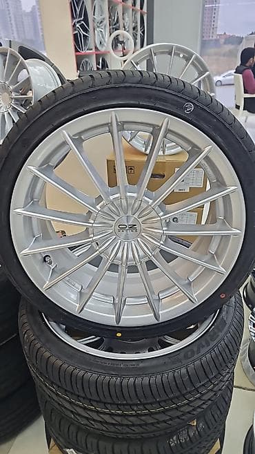 tekerli: R17 Lider disk təkər komplekti satılır udari svrkasi eyrlik cat yoxdur — 1