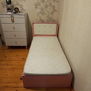 ikinci mebel: Qız üçün, Çarpayı, Matras ilə — 4