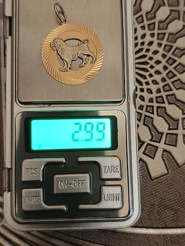 oglaq burcu: Kulon, Bürclər, Sarı qızıl, 583 Əyar, Qaşsız — 4