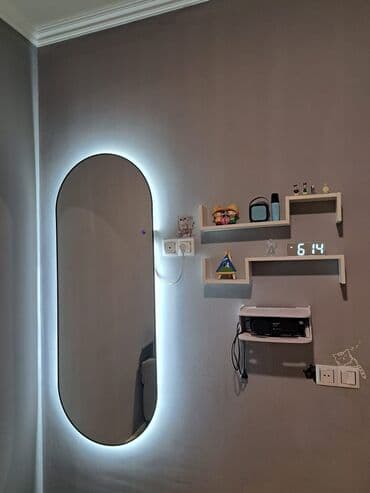 Кухонные принадлежности: Зеркало Настенное, Декоративное, С подсветкой — 4