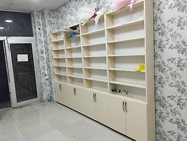Biznes üçün avadanlıq: Mağaza üçün mebel dəsti – vitrin rəf sistemi və kassir/iş masası — 3