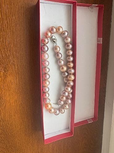 efsane inci: Təbii inci boyunbağı - İnci növü: Şirin su inciləri - Rəng tonları — 1