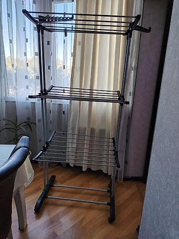 qara ikra: Çoxsəviyyəli paltarqurudan stend Təzədir əladır 3 mərtəbə 2 tərəfli — 2