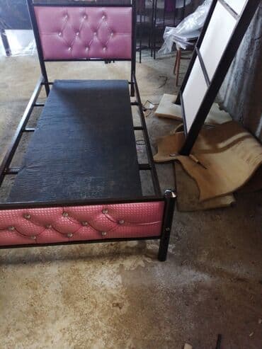 темир краватлар: Новый, Двуспальная кровать, Без подьемного механизма, Без матраса, Без выдвижных ящиков, Азербайджан — 18