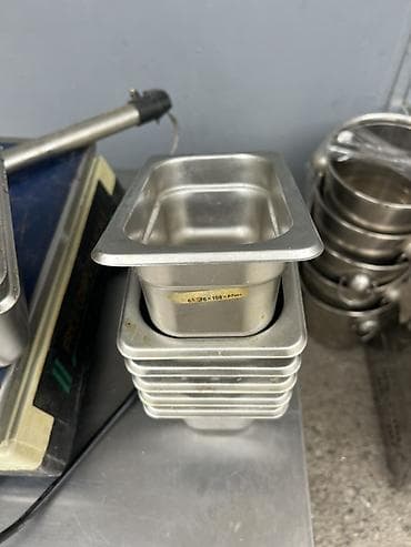 pol seki: Paslanmayan poladdan qastronom küvetlər (GN qablar) dəsti - Material — 1
