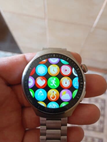 idman ayaqqabı: Smart saat, Sensor ekran, rəng - Gümüşü — 3