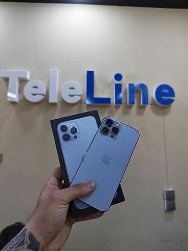 iphone 13 pro dubay: IPhone 13 Pro Max, 128 GB, Sierra Blue, Zəmanət, Simsiz şarj, Face ID — 1