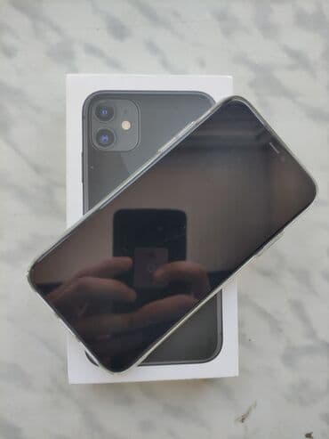 iphone 8 qırıq: IPhone 11, 128 GB, Qara, Face ID — 1
