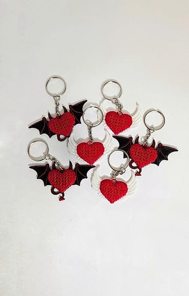 3д принтер: Cütlüklər üçün gözəl brelok. Yüksək keyfiyyətli çap ilə hazırlanıb — 3