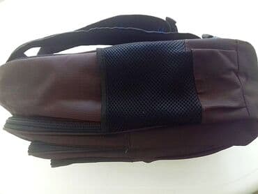 məktəb paltarı: Bordo(tünd qırmızı) rəngli işlədilmiş çanta. Heç bir cırıq,sökük və s — 2