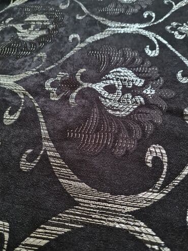 məxmər məhrəbalar: İşlənmiş, Vilyur Pərdə, rəng - Qara, Ünvandan götürmə — 5